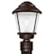 Besa Lighting Costaluz, 3100 Series Post, Bronze 1x75W Incandescent 310098-POST-FR - alternate 1